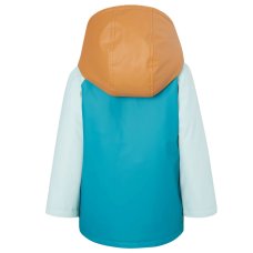 GX542: Blue Colour Block Hooded Jacket (2-5 years)